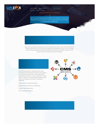 Open source CMS Development Company Kolhapur, India