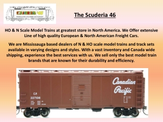 The Scuderia 46 - Extensive line of Model Trains - Rail & Flex Track