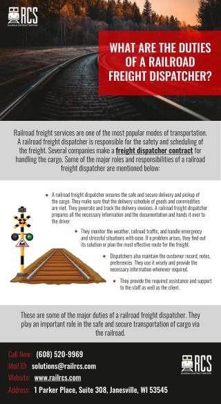 What are the Duties of a Railroad Freight Dispatcher?