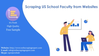 Scraping US School Faculty from Websites