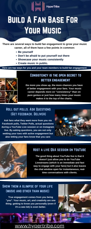 Build A Fan Base For Your Music | HyperTribe ltd