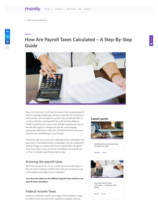 How Are Payroll Taxes Calculated – A Step-By-Step Guide