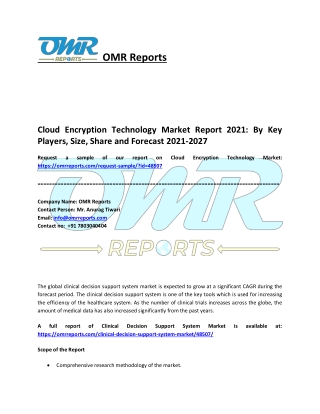 Clinical Decision Support System Market