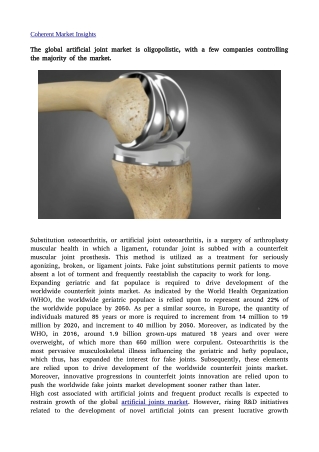 artificial joint market18j