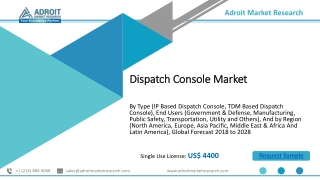 Dispatch Console Market