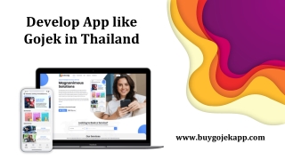 Develop App like Gojek in Thailand