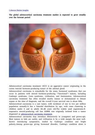 adrenocortical carcinoma treatment18j