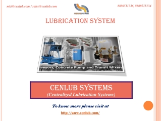 Look At The Lubrication System