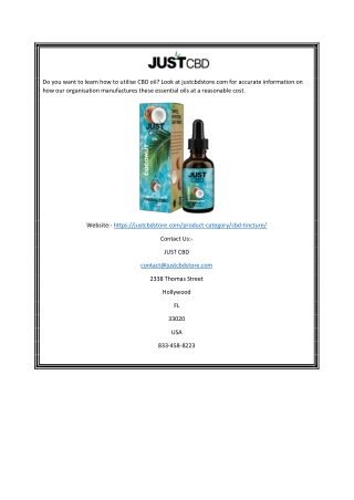 How To Use Cbd Oil  Justcbdstore.com (2)
