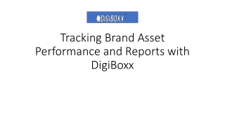 Tracking Brand Asset Performance and Reports with DigiBoxx