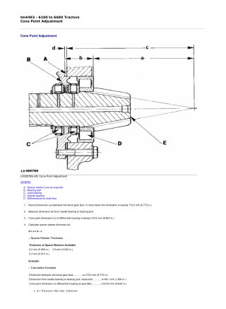 John Deere 6100 Tractors Service Repair Technical Manual (TM4493)