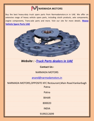 Truck Parts dealers in UAE ABHI