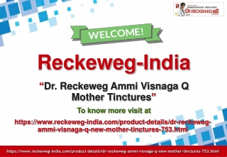 Dr. Reckeweg Ammi Visnaga Q Mother Tinctures