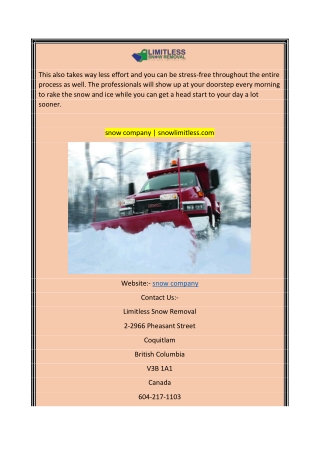 snow removal  snowlimitless.com