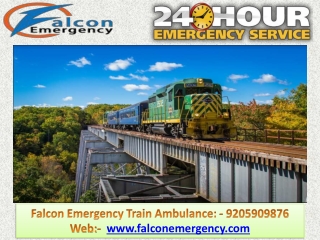 Use Falcon Emergency Train Ambulance Services from Lucknow and Mumbai for Best Transport Solution