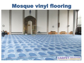 Mosque vinyl flooring