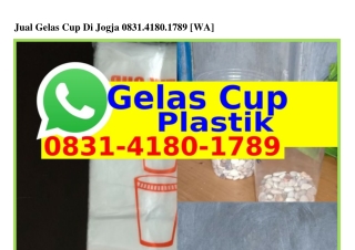 Jual Gelas Cup Di Jogja Ô8౩l.Ꮞl8Ô.l78ᑫ{WhatsApp}