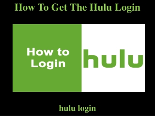 How To Get The Hulu Login