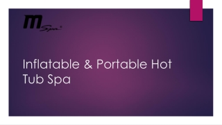 Inflatable & Portable Hot Tub Spa | MSpa hot tubs | square hot tub