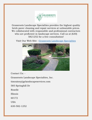 Paver cleaning, Sealing and Repair services.