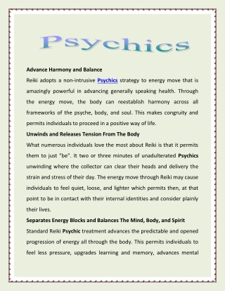 Psychics