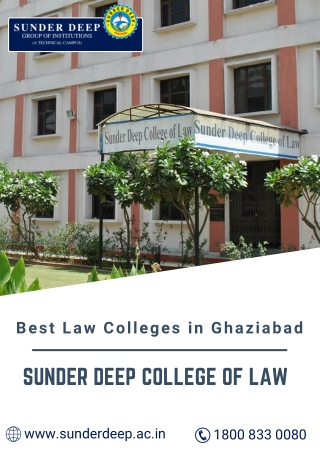 Best Law Colleges in Delhi NCR | BA LLB Colleges in Delhi | Sunder Deep Group