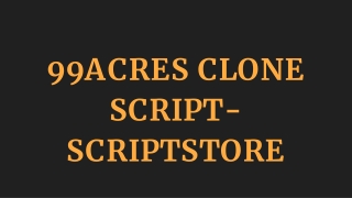 99Acres Clone Script-Scriptstore
