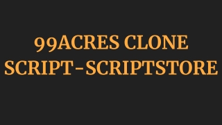 99Acres Clone Script-Scriptstore