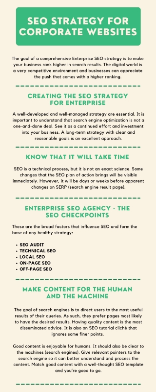 SEO Strategy for Corporate Websites