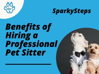 Benefit of Hiring a Professional Pet Sitters | SparkySteps