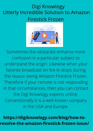 Utterly Incredible Solution to Amazon Firestick Frozen  (1)