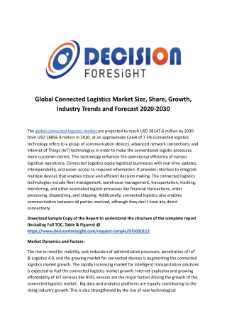 Global Connected Logistics Market .docx