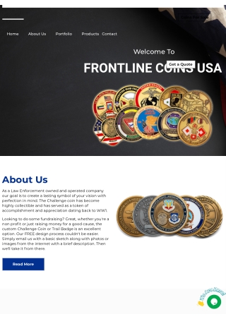 Buy Custom Coins In USA From FrontlineCoinsUSA