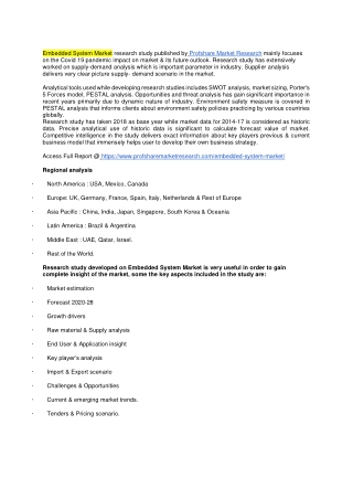 Embedded System Market