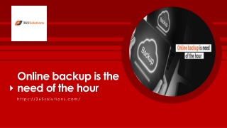 Online backup is the need of the hour-converted