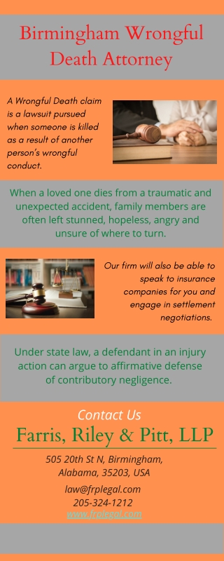 Birmingham Wrongful Death Attorney