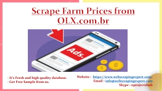 Scrape Farm Prices from OLX.com.br