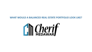 What would a balanced real estate portfolio look like?