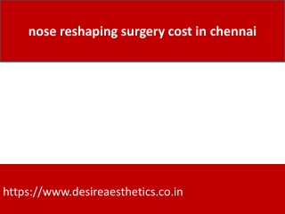 nose surgery in chennai
