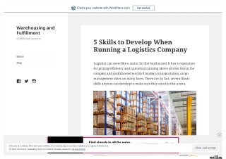 5 Skills to Develop When Running a Logistics Company