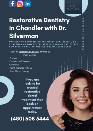 Restorative Dentistry in Chandler with Dr. Silverman
