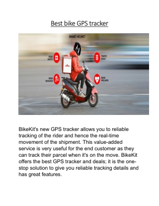 Best bike GPS tracker