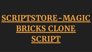 _Magic Bricks Clone Script -Scriptstore