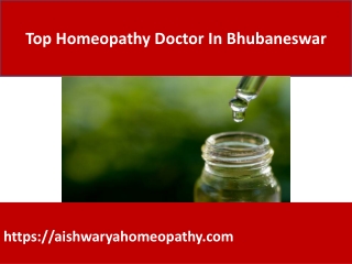 Top Homeopathy Doctor In Bhubaneswar