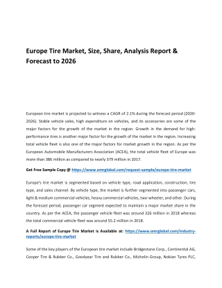 Europe Tire Market