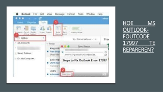 Hoe MS Outlook-foutcode 17997 te repareren