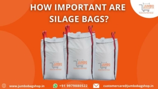 How Important are Silage Bags?