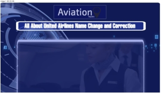 United Airlines name change policy