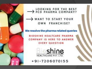 What is the scope of PCD Pharma franchise business