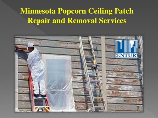 Minnesota Popcorn Ceiling Patch Repair and Removal Services